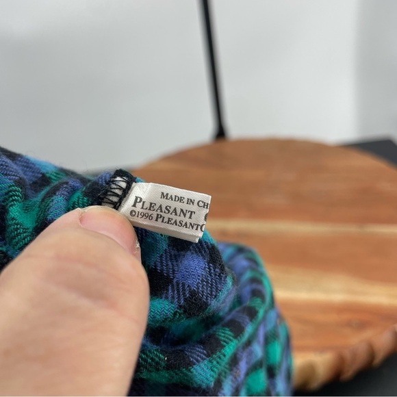 American Girl Doll 18" Pleasant Company 1996 Plaid Nightie Nightgown ONLY PC - Picture 3 of 4